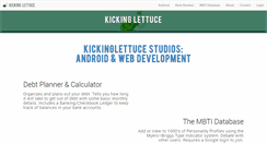 Desktop Screenshot of kickinglettuce.com