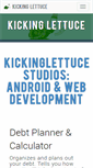 Mobile Screenshot of kickinglettuce.com